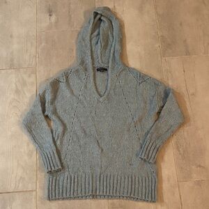 American Eagle Blue Hooded Sweater